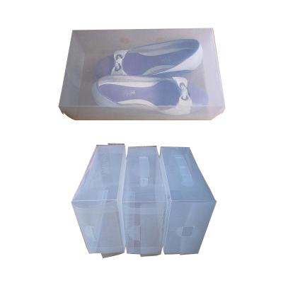 China Custom Eco Friendly Recyclable Chocolate Clear Food Clothing Shoes Folding ZL Printing PVC Transparent Box With Handle for sale