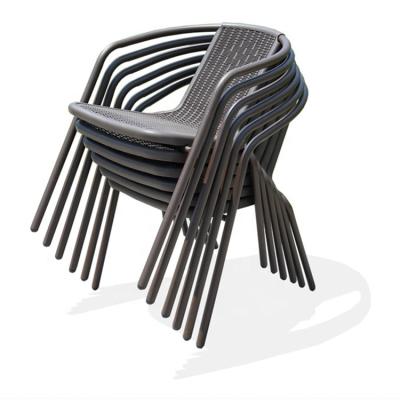 China Durable Outdoor Chairs Garden Furniture Black America Australia Europe Plastic Rattan Chair for sale