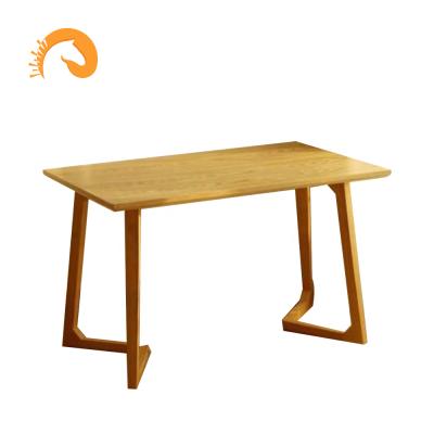 China Factory price easy modern simple furniture square factory price coffee table center table wood table for commercial use for sale