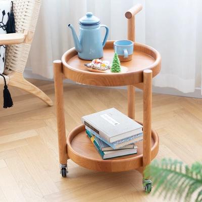 China Durable 2020 Modern Furniture Hot Selling Solid Wood Coffee Table Takes Little Space Living Room Side Table Bed Table for sale