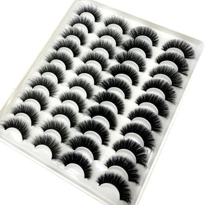 China 3d production false eyelashes professional high grade protein fiber natural long eyelashes wholesale for sale