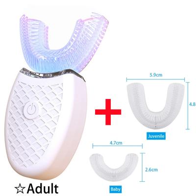 China Rechargeable Waterproof Electric Toothbrush Usb Brush Ipx8 360clean Waterproof Sonic U Teeth Whitening For Kids Adult 25X15X4cm for sale