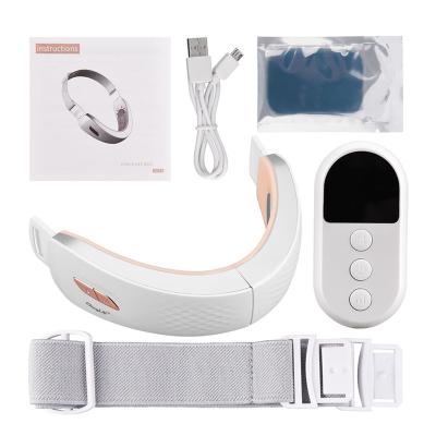 China Black Head V-Face Massager CkeyiN Face Lifting Belt LED Photon EMS Massage Training Slimming Double Chin Reducer Chin Cheek Lift Up V-Line for sale