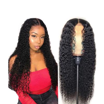 China Straight Soft Thick 28 Closure 4X4 30 Curly Lace Front Human Hair Wigs Peruvian150% Inch 12A Virgin Human Hair Wigs With Baby Hair For Women Color Remy Hair for sale