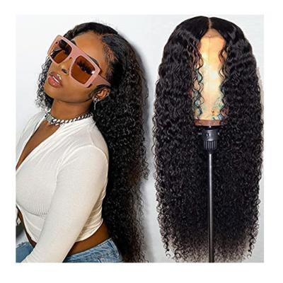 China Jerry Curl Afro Kinky Curly HD Lace Frontal Hair Wigs Pre Plucked Curly Curly Lace Front Wig 150% Density 13x4 Human Hair for sale