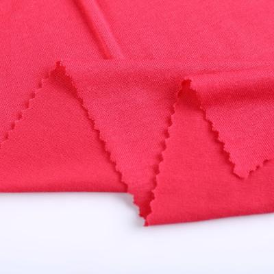 China Viable custom design red jersey sportswear 95 rayon 5 spandex what is rayon fabric for sale