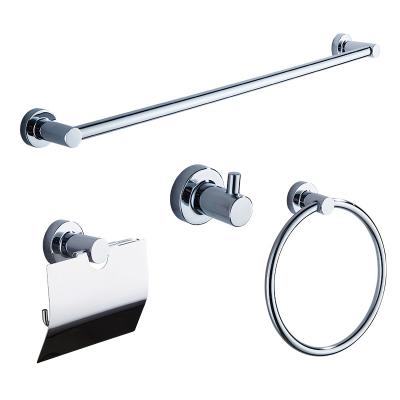 China China Sustainable Home Shower Sanitary 4 Pieces Chrome Color Hardware Hotel Set Zinc Shower Fittings And Bathroom Decor Accessories for sale