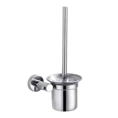 China Eco-friendly Stainless Steel Toilet Brush And Holder Toilet Brush Creative Bathroom Toilet Scrub for sale