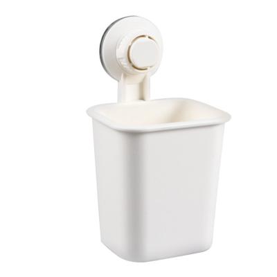 China Modern Bathroom Plastic Vacuum Suction Cup Toothbrush Holder for sale