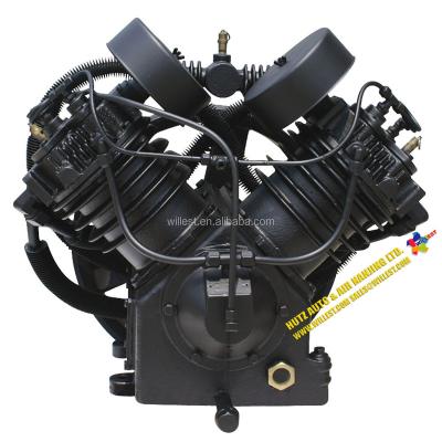 China Willest Lubricated 10hp 4 Cylinder Belt Drive Air Compressor Two Stage Pump BK100TAC for sale