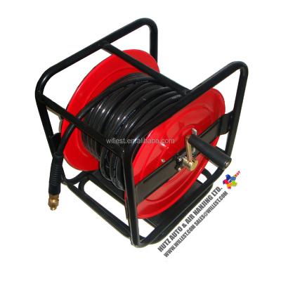 China Willest Swivel Anti Abrasion Basket Style Portable Hand Rewind Hose Reel HRO7001-V5/16