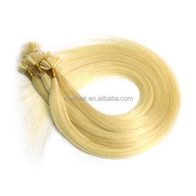 China Wholesale Double Silky Straight Flat Wave Prebonded Italian Cuticle Pulled Remy Aligned Keratin U Tip Hair Extensions Virgin Hair for sale