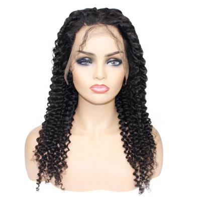 China Natural Lace Front Wigs, Pre Plucked Thin Transparent Swiss Lace Curly HD Raw Lace Human Hair Frontal Wigs For Black Women for sale