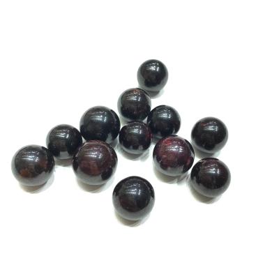 China China High Quality Natural Purple Black Red Garnet Crystal Sphere Bead For Home Decoration Sale for sale