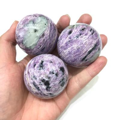 China New High Quality Natural Pink Charoite Purple Crystal Sphere For Pendant Decoration Healing from China for sale