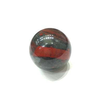 China Wholesale Natural High Quality Red Green Stone Crystal Sphere For Home Decoration Blood From China Africa for sale