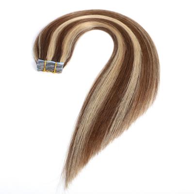 China Wholesale Pelucas Pelo Remy Hair Extensions Human Hair Wig Natural Wave Silky Straight Hair Ponytail Tape for sale