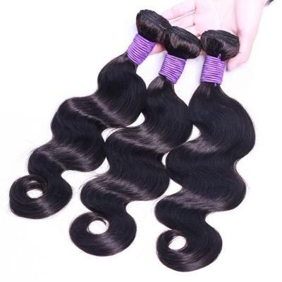 China Soft Smooth Thick Shedding Body Hair Extension Barely Wave Bundles Virgin Brazilian Human Thick Full Hair Grade 10a 10-24 Inches for sale