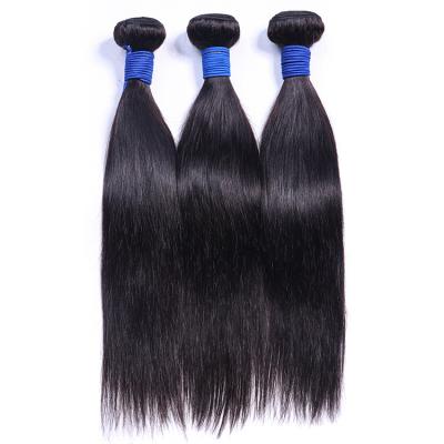 China Wholesale Cheap Silky Straight 3pcs 8y 9y 10y 100 Black Weave Raw Mink Brazilian Hair Extension Bundles Cuticle Aligned for sale