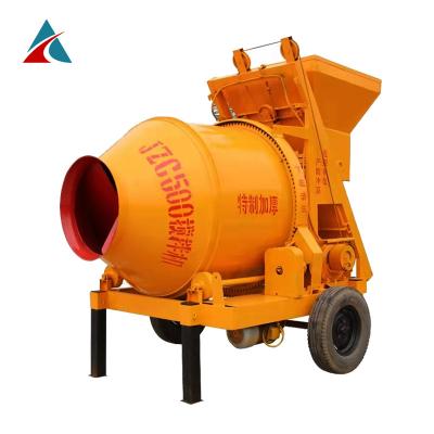 China Construction Material Stores Welcome To Order JZR500 Mobile Drum Concrete Mixer for sale