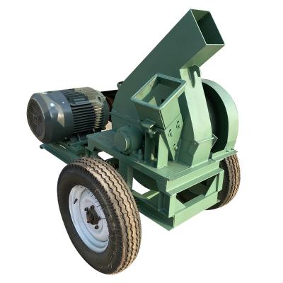 China Garment Shops Mobile Bamboo Chipper Mobile Drum Chipper Disc Panel Fruit Wooden Pulp Mill Forestry Wood Diesel Crusher for sale