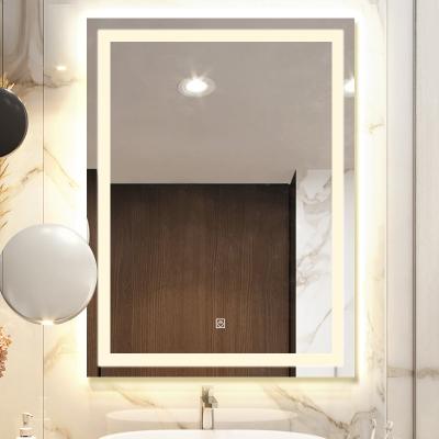 China New Bright Liberated Smart Home Big Touch Screen Led Vanity Mirror In Bathroom , Smart Home Mirror for sale