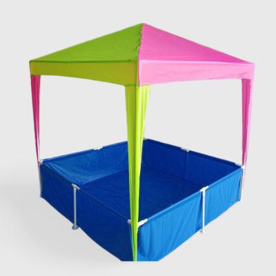 China Cheapest Price Canopy Pink Kids Durable Gazebo Tent Automatic Canopy Pergola With Pool Waterproof For Nigeria Terrace 1.5x1.5m for sale