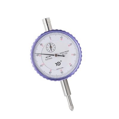 China Aluminum QY-1101 Dial indicator 0-10mm/0.01mm, dial gauge for sale