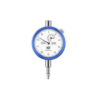 China Aluminum QY-201 Small-gauge, Dial indicator 0-5 mm/0.01 mm, dial gauge for sale