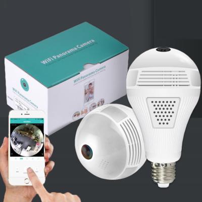 China Smart Wireless NIGHT VISION 360 Degree Wifi Led Bulb Lamp Surveillance Security Camera Bulb for sale