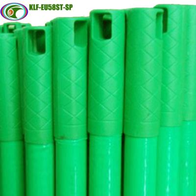 China Dome / flat cut / multiple cap 120*2.2 cm 120*2.5 cm 150*2.5 cm pvc coated broom brush stick cabo pvc Madeira vassoura revistido wire for sale