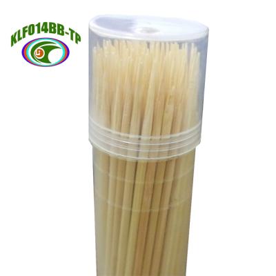 China Disposable Eco-friendly Wooden Bamboo Dental Toothpicks Tooth Picks Single Point Double Packing In Plastic Bottles for sale