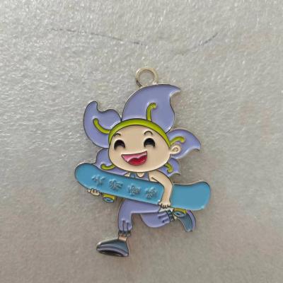 China Europe Manufacture Personalized 2D Metal 3D Lapel Badge Ski Pin Custom Pin Cartoon Brooch For Bags for sale