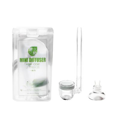 China Stocked Acrylic CO2 Diffuser Atomizer Bubble Counter For Aquarium Plants MINI Diffuser for sale