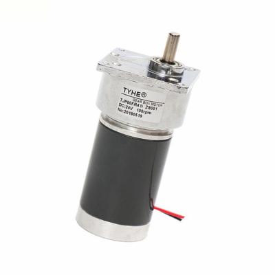 China Unwaterpoof Tjp60fr DC Gear Motor Customized High Temperature Resistance With Encoder 12V 24V Juicer Motor for sale