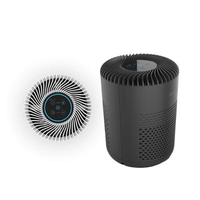 China Black Color Indoor Small Desktop Air Purifier For Family Use for sale