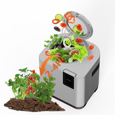 China 4.5L Big Capacity Home Use Food Waste Composter With Activated Carbon Filter for sale