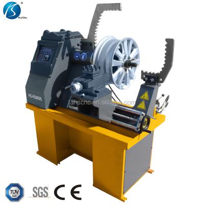 China Metal Wheel Repair Lathe Machining Machine RSM585 Rim Straightening Machine for sale