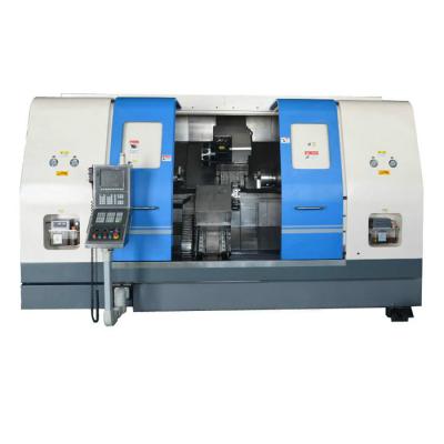 China Metal Machining 5 Axis CNC450B CNC Turning Center With Dual Axis Live Tools for sale