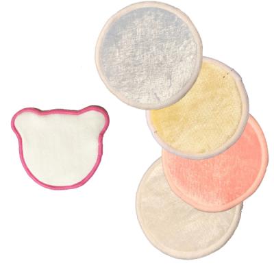 China Bosi 8cm Reusable Makeup Cleansing Remover Pads Eco-Friendly Washable Natural Bamboo Cotton Rounds Microfiber Cloth for sale