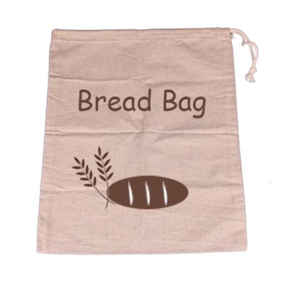 China BOSI BIODEGRADABLE Reusable Canvas Bread Bag Ideal for Homemade Bread Food Storage Storage for Artisan Bread Washable for sale