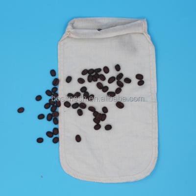 China Bosi Amazon Sustainable Cotton Filter Bag Coffee Organic Coffee Bag for sale