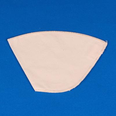 China food & Beverage Factory BOSI FBA Services Reusable Cloth Organic Cotton Coffee Filter #4 Cone Coffee Filters Unbleached Natural Cotton for sale