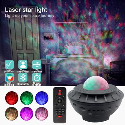 China Changing Colors Led Star Projector Night Light Projector Surf Spotlight With BT Music Speaker For Kids Bedroom for sale