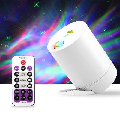 China Modern Starry Night Light Voice Control LED Projector Galaxy Sky USB Projection Lamp Gift Party Decor Filling for sale