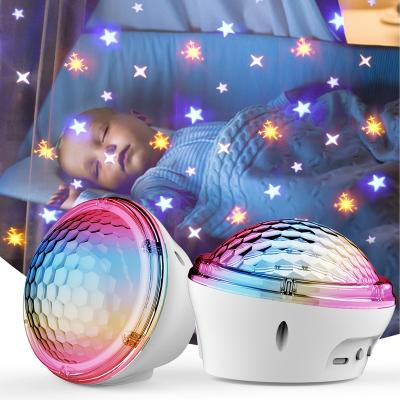 China New-designed Star Projector Night Light 4 Color USB Remote Timing Lamp for Creative Colorful Rotate Star Kids Baby Christmas Flashing Gift for sale