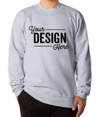 China High Quality Digital Print Sweatshirt Breathable MI-LING Crewneck Pattern Custom Logo Oversized Hoodie Men's Sweatshirt for sale