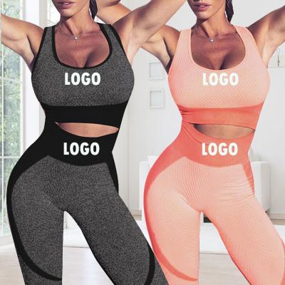 China MI-LING Private Label Women Adjustable Straps Sports Bra Gym Sportswear Breathable Wholesale Women Yoga Sets for sale