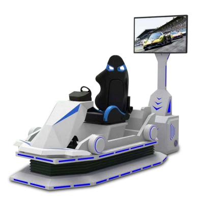 China Metal earn money driving simulator white vr motorcycle vr car racing simulator driving simulator price for sale