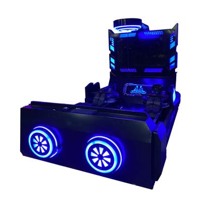 China Metal amusement park ride on car vr simulator games 55 inch led screen 9d vr virtual reality equipment for sale for sale